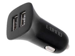 L-BRNO Duální autonabíječka USB + Lightning