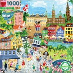eeBoo  Čtvercové puzzle Kodaň 1000 dílků
