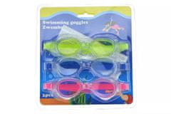 INTEREST Sada dětských plaveckých brýlí - 3ks.
