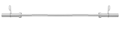 Hs Hop-Sport Olympijská tyč 165 cm (50 mm) s bezpečnostnou objímkou