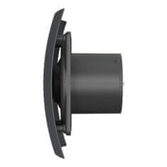 Mikawi Ventilátor černý BREEZE d100 mm se zpětnou klapkou a kuličkovými ložisky MIKAWI 59-4350
