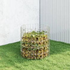 shumee Zahradní kompostér Ø 50 x 50 cm pozinkovaná ocel