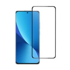 MobilMajak Tvrzené / ochranné sklo Xiaomi 12/12X černé 5D - Blue Star