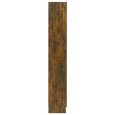shumee Vitrína kouřový dub 82,5 x 30,5 x 185,5 cm kompozitní dřevo