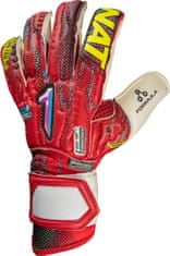 Rinat Brankářské rukavice ASIMETRIK STELLAR PRO červená/bílá Velikost rukavic: 9