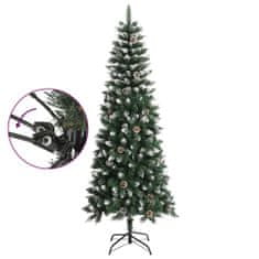 Greatstore Umělý vánoční stromek se stojanem zelený 210 cm PVC