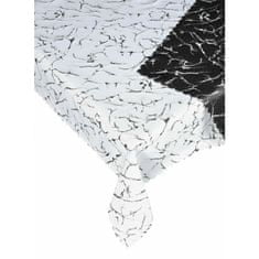 Forbyt Ubrus gobelinový Night bílý Velikost: 78 x 78 cm