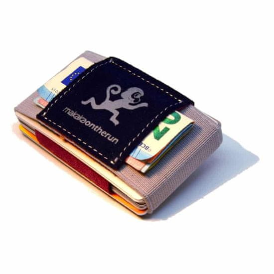MakakaOnTheRun Slim peněženka Zeleno-černá Slim