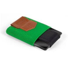 MakakaOnTheRun Vysouvací slim peněženka na karty Zelená