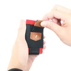 Vysouvací slim peněženka na karty Hnědo-černá