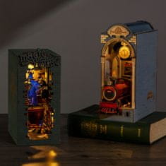 Robotime Zarážka na knihy miniatura domečku Kouzelnická ulička