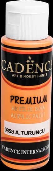 Cadence Akrylová barva Premium - světle oranžová / 70 ml
