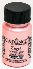 Cadence Akrylové barvy Dora Metallic 50 ml, růžová