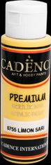 Cadence Akrylová barva Premium - žlutá / 70 ml