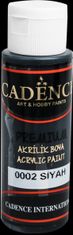 Cadence Akrylová barva Premium - černá / 70 ml