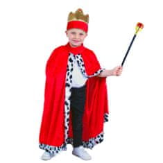 Rappa Dětský kostým královský plášť