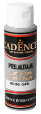 Cadence Akrylová barva Premium - šedá / 70 ml