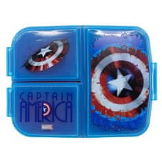 Stor Box na svačinu Avengers Captain America dělený
