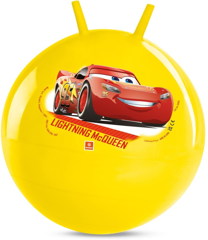 Lamps Skákací míč 45 - 50 cm Cars - žlutá
