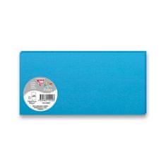 Clairefontaine Barevná dopisní karta 106 x 213 mm do DL obálek, 25 ks, modrá, DL