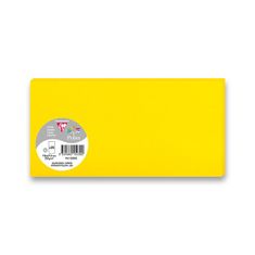 Clairefontaine Barevná dopisní karta 106 x 213 mm do DL obálek, 25 ks, žlutá, DL
