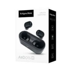 Krüger&Matz Bezdrátová sluchátka Air Dots 1 TWS černá