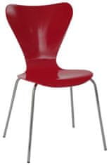 ATAN Jídelní židle C-180-5 RED - červená
