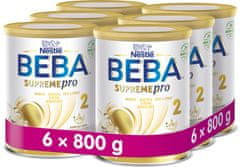 BEBA SUPREMEpro 2 5HM-O pokračovací kojenecké mléko, 6x800 g