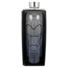 Stor Luxusní skleněná láhev MARVEL Black, 1030ml, 00263