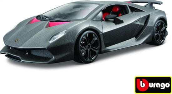 BBurago  1:24 Lamborghini Sesto Elemento Metallic Grey 18-21061