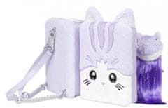 Batoh s pokojíčkem 3v1, série 3 – fialová kočička
