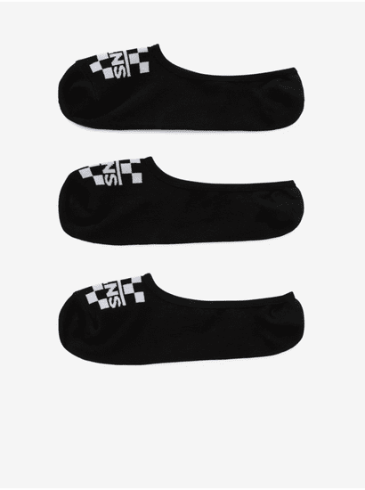 Vans Sada tří párů ponožek v černé barvě VANS