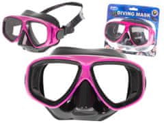 Aga Potápěčská maska plavecké brýle růžové