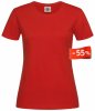 Dámské Tričko | Stedman Comfort-T Červené Barva: Červená, Velikost: XL, Druh: Dámské