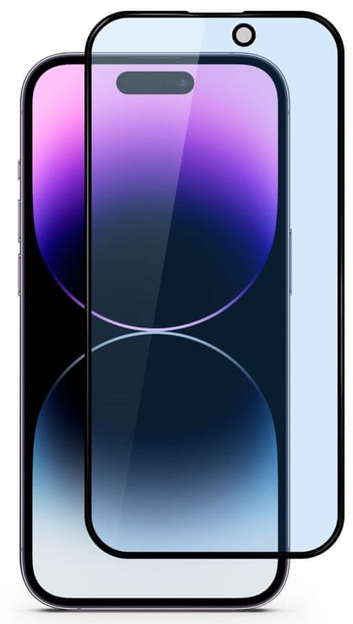 Levně EPICO 3D+ ochranné sklo s filtrem proti modrému světlu pro iPhone 13 / 13 Pro / 14 - šedá 60312151900001