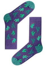 John Frank Dámské ponožky WJFLSFUN51, Purple, UNI