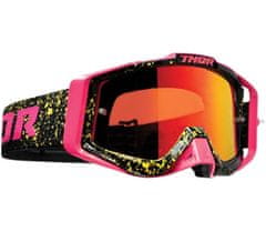 THOR Motokrosové brýle Sniper Pro Splatta flo pink/black