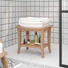 shumee vidaXL Koupelnový stolek 50x35x45 cm Masivní teak