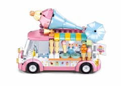 Sluban Girls Dream M38-B0993A Mobilní zmrzlinový stánek M38-B0993A