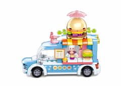 Sluban Girls Dream M38-B0993B Mobilní hamburgerový stánek M38-B0993B