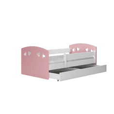 Kocot kids Dětská postel Julia mix růžová, varianta 80x160, bez šuplíků, s matrací