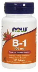 NOW Foods Vitamin B1 Thiamin, 100mg, 100 tablet