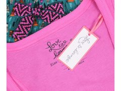 sarcia.eu Růžové a zelené vzorkované pyžamo S