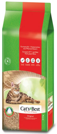 Cat's Best Original (Eco Plus) 40 l stelivo pro kočky 17,2 kg
