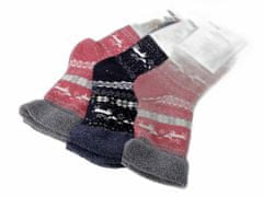 Kraftika 3pár (vel. 35-38) mix dámské ponožky se zdravotním lemem