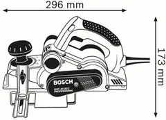 BOSCH Professional ruční hoblík GHO 40-82 C (060159A76A)