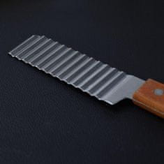 Northix Vroubkovaný nůž na hranolky 