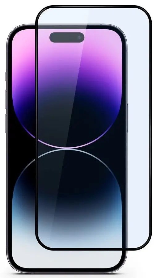 Levně EPICO Hero ochranné sklo pro iPhone 14 Pro Max, čiré/černé, 69512151300001