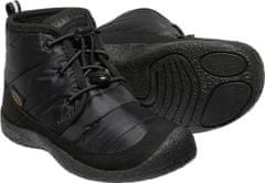 KEEN dětská zimní kotníčková obuv Howser II Chukka Wp Black/Black 1025516/1025513 černá 27,5