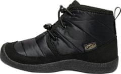 KEEN dětská zimní kotníčková obuv Howser II Chukka Wp Black/Black 1025516/1025513 černá 27,5